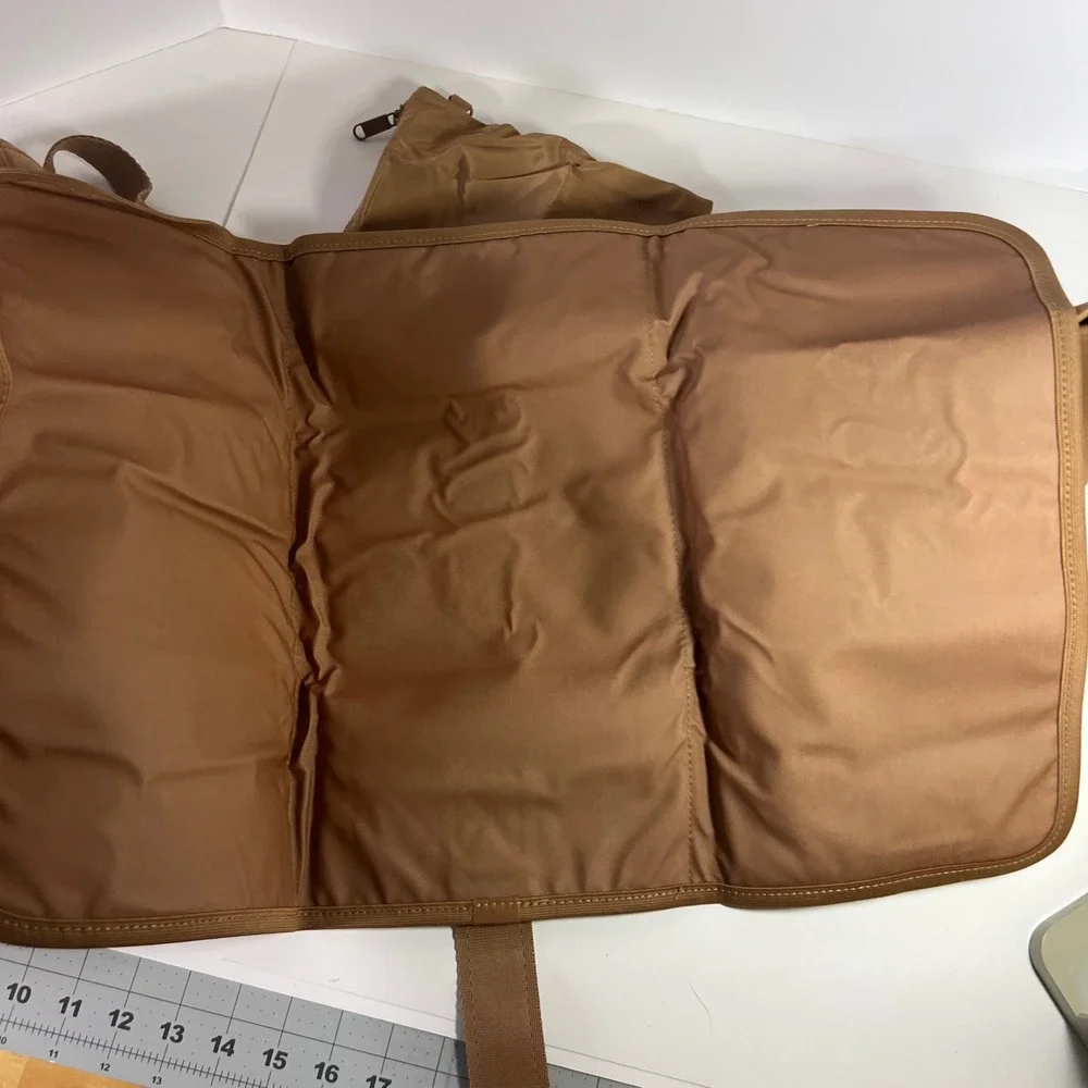 Dagne Dover Indi Neoprene Diaper Bag Backpack Camel Laptop Travel Bag Dust Bag